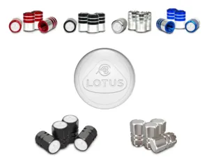 Lotus Cappelli valvola Auto Stile Metallizzato